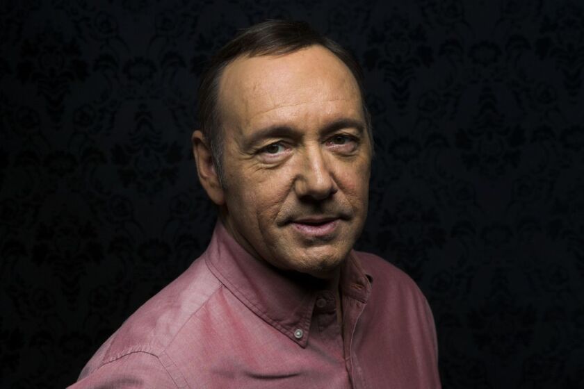 BEVERLY HILLS, CA.-- APRIL 29, 2014--Academy Award-winning actor Kevin Spacey is photographed in advance of his new documentary on the theater world, "NOW: In the Wings on a World Stage," at the SLS hotel, April 29, 2014. For the last 10 years, Spacey has served as artistic director of London's Old Vic theater. To celebrate the end of his tenure at the Vic, the 54-year-old will play Clarence Darrow in a one-man show starting in previews there May 28.(photo by Jay L. Clendenin/Los Angeles Times)