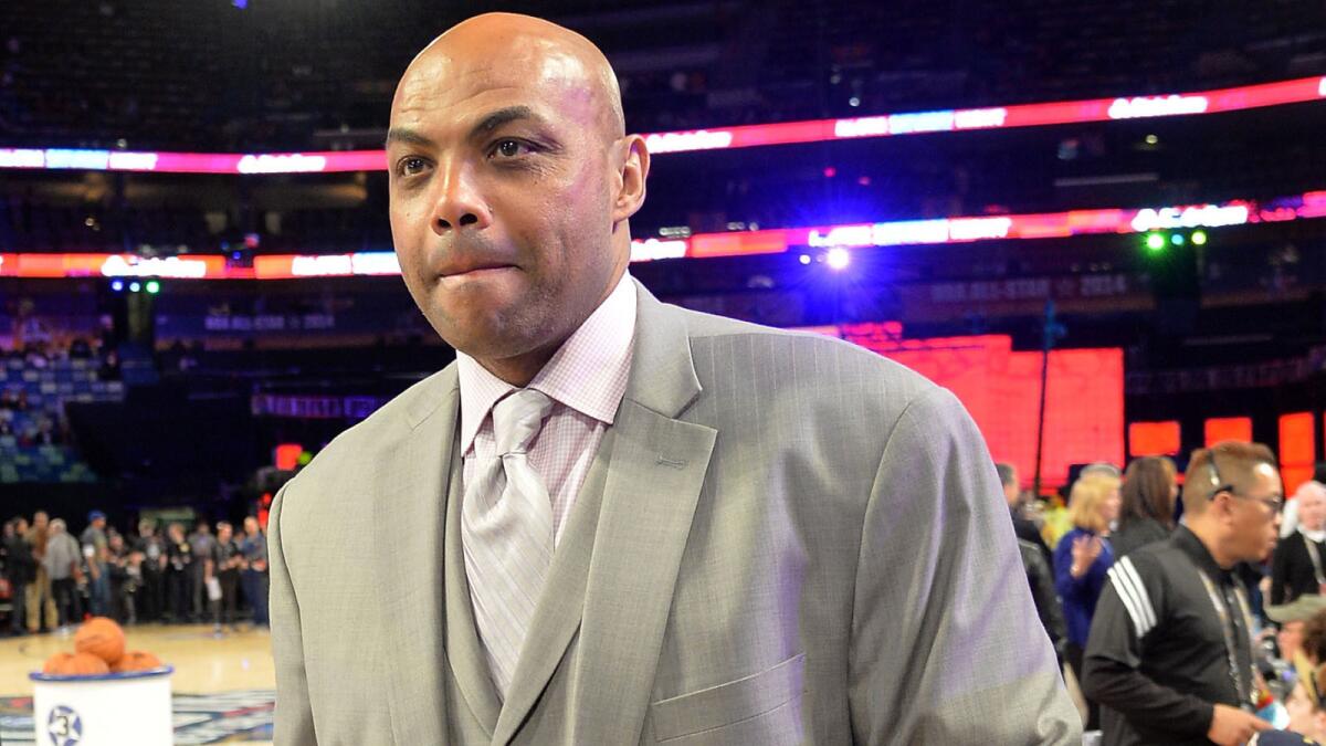 Charles Barkley attends an NBA All-Star Weekend event in New Orleans on Feb. 15.
