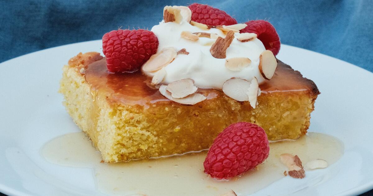 La Copine Lemon Polenta Cake Recipe