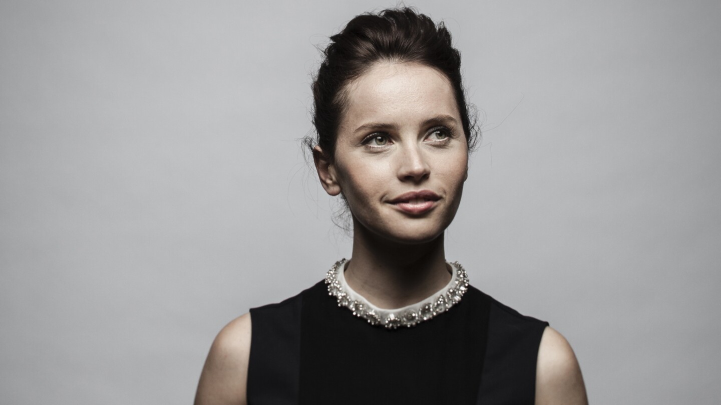 Felicity Jones is nominated in the lead actress category for her performance in "The Theory of Everything."