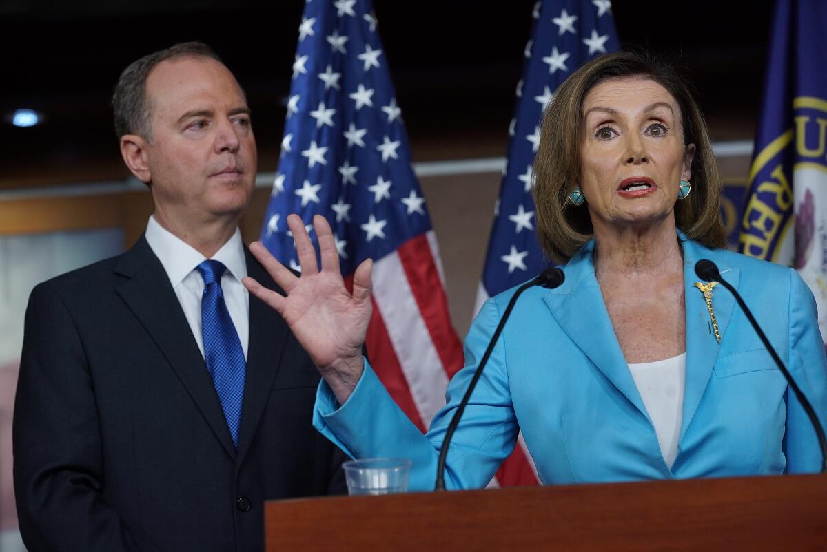 Pelosi and Schiff