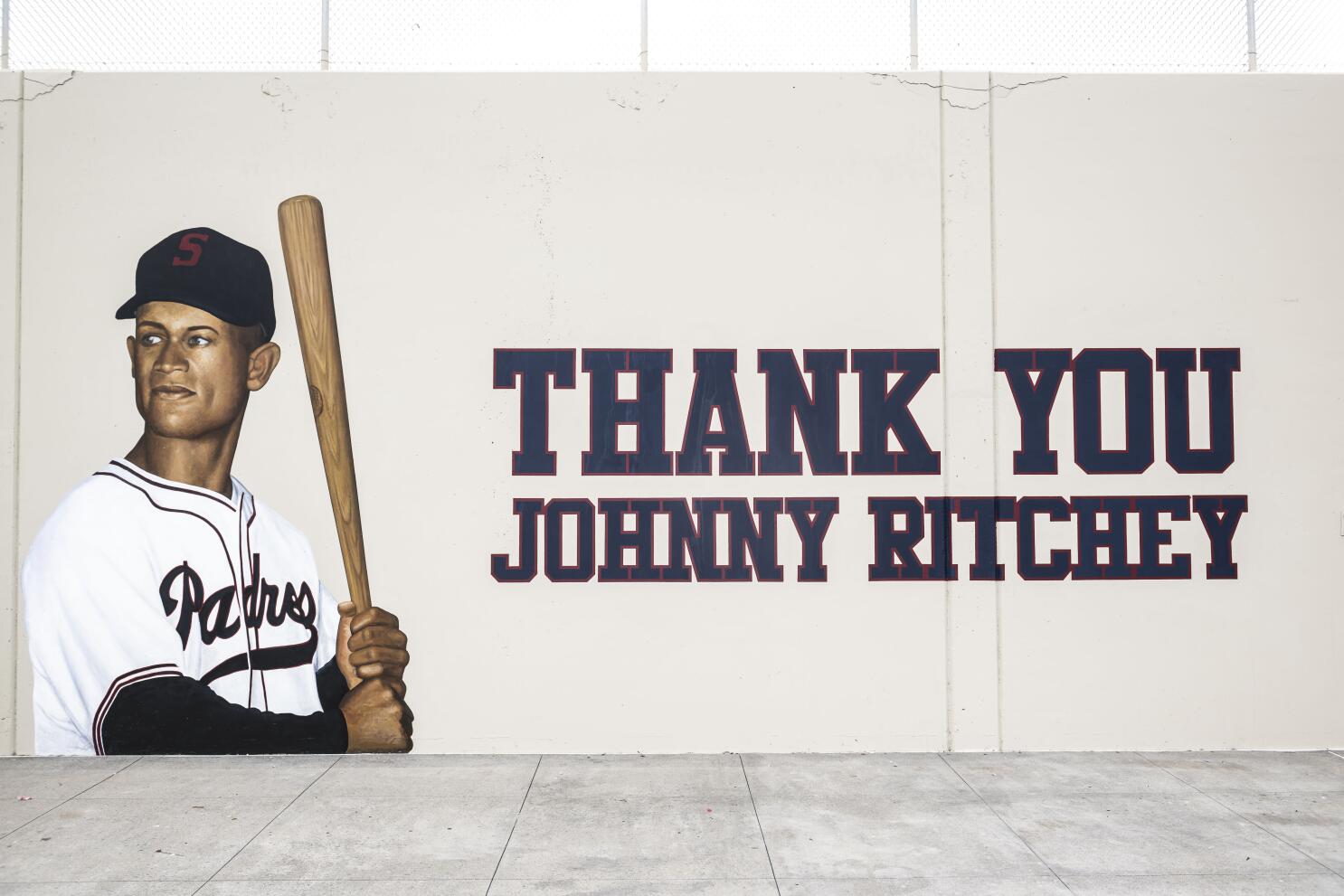 JOHNNY RITCHEY IS THE FIRST AFRICAN AMERICAN BASEBALL PLAYER TO