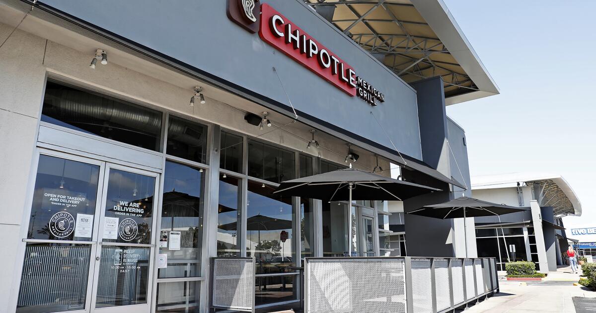 Chipotle agrees to pay $25 million following investigation of food ... - Los Angeles Times