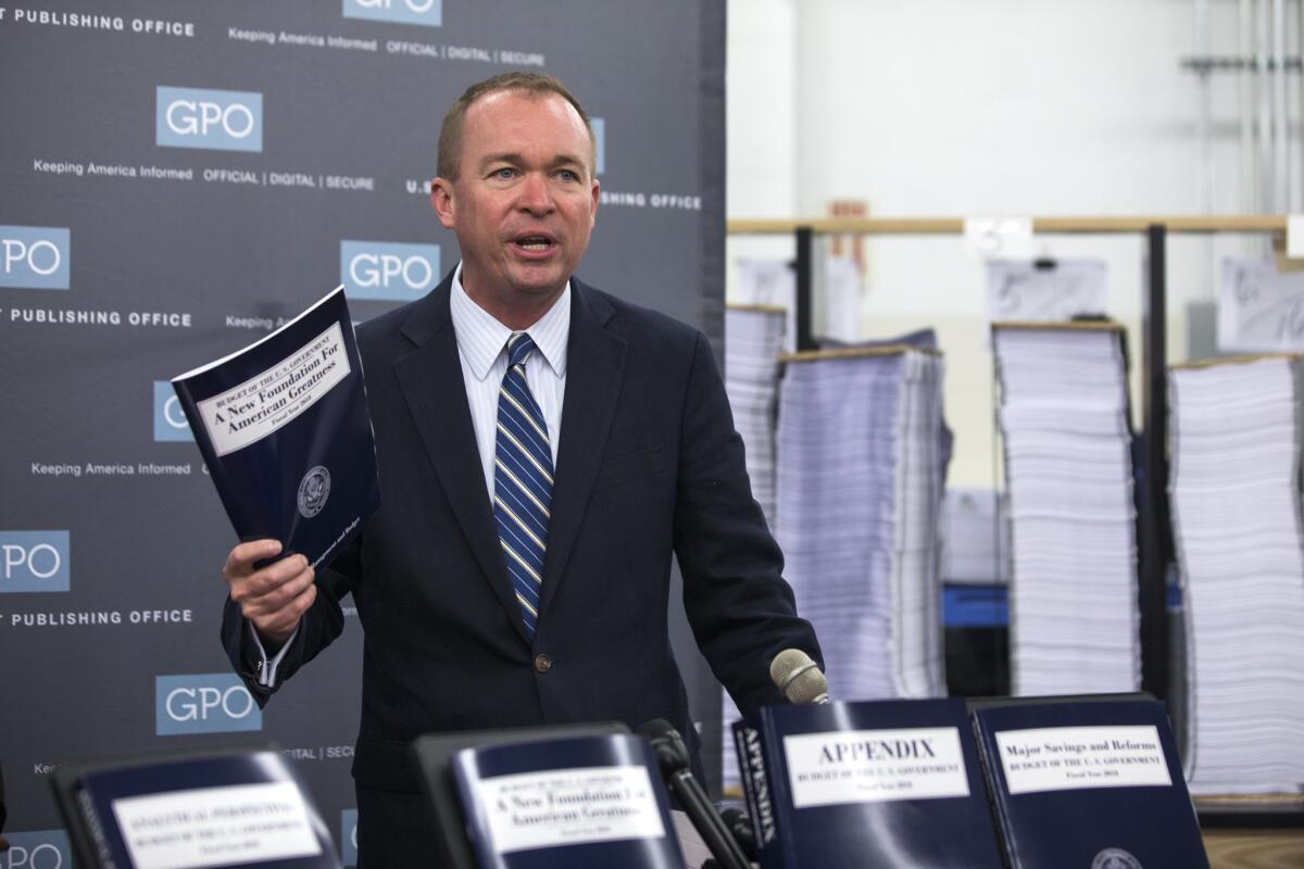 Office of Management and Budget Director Mick Mulvaney on Tuesday lashed out at critics who said President Trump's budget showed a lack of compassion.
