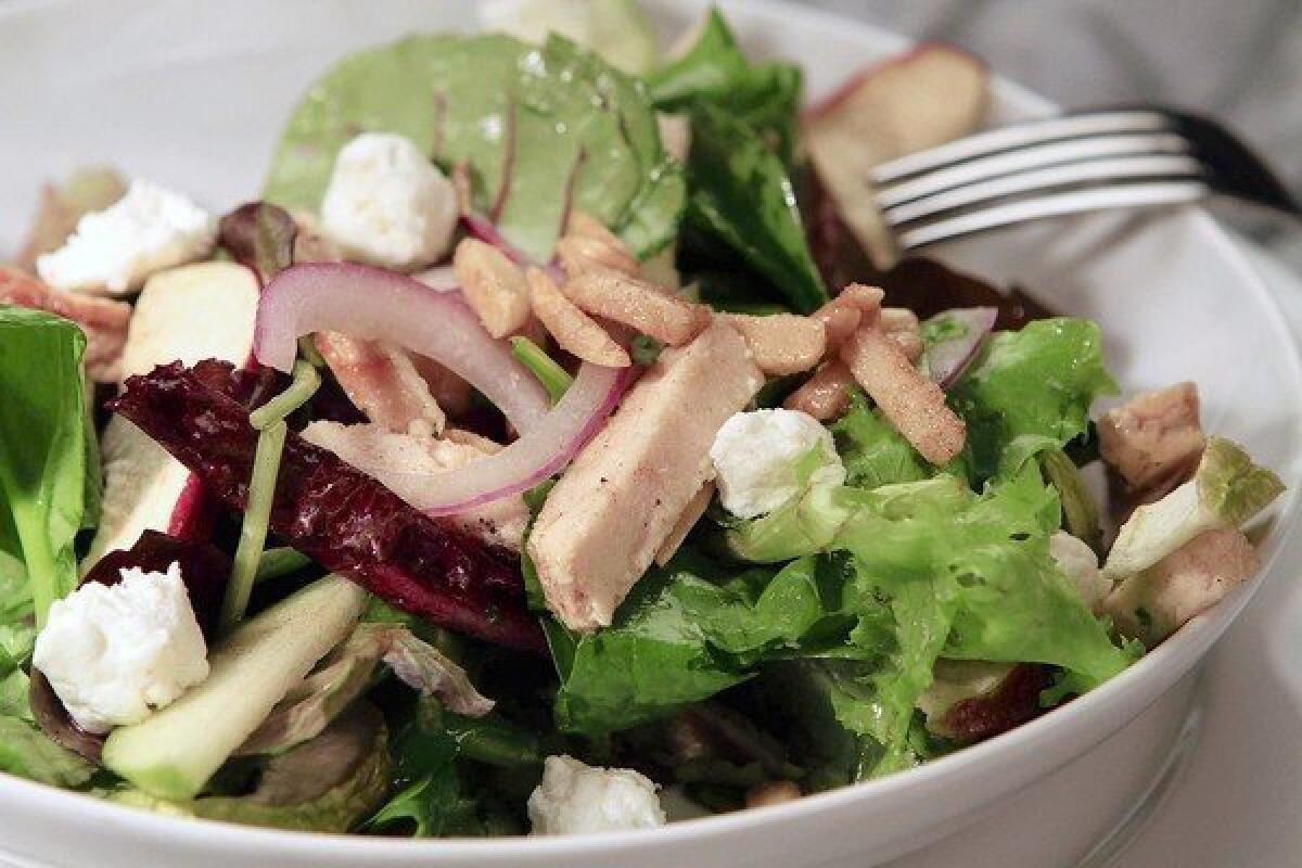 The former restaurant at Nordstrom in the Westside Pavilion made a chicken salad with green apple and goat cheese.