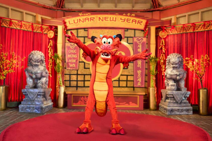 Mushu from "Mulan" celebrates the Year of the Dragon.