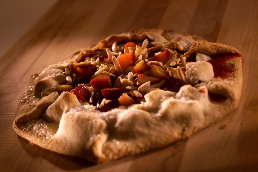 Recipe: Plum-almond galette