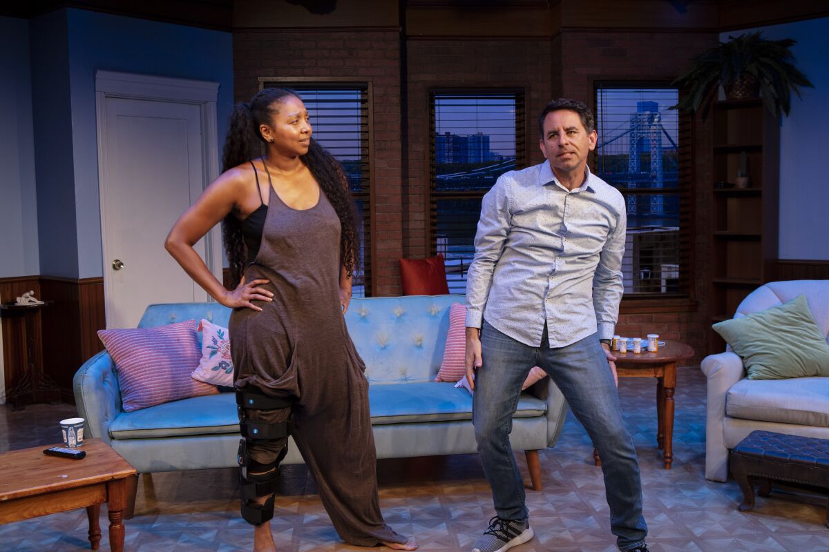 Actors Leilani Smith and Christopher M. Williams will perform as the lead characters in North Coast Rep’s “Dancing Lessons.”