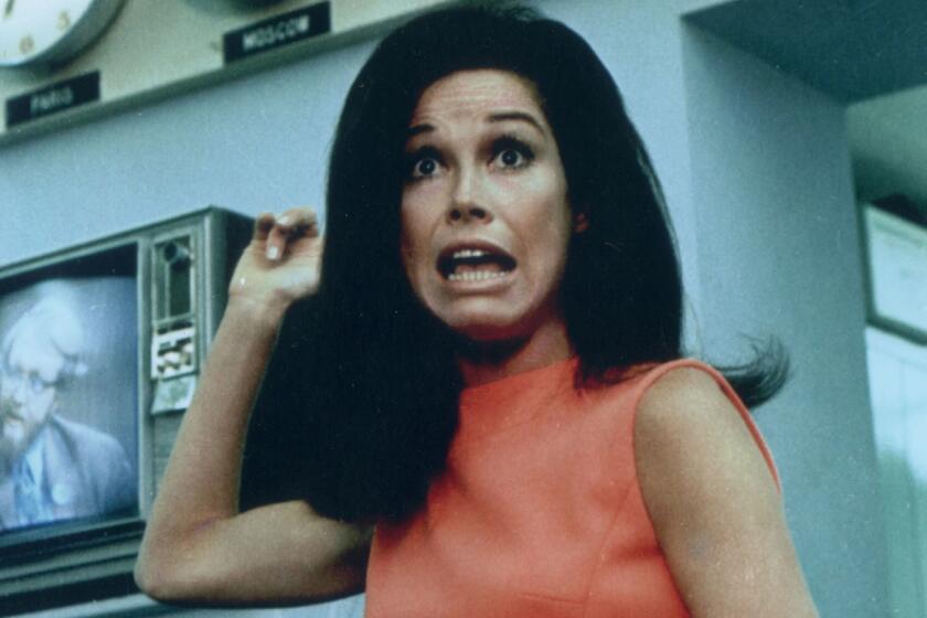Mary Tyler Moore as Mary Richards in 1970 on "The Mary Tyler Moore Show."