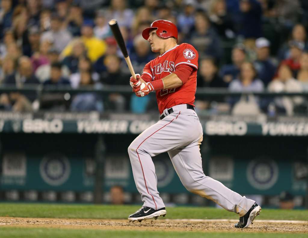 No. 3: Mike Trout wins A.L. rookie of the year award