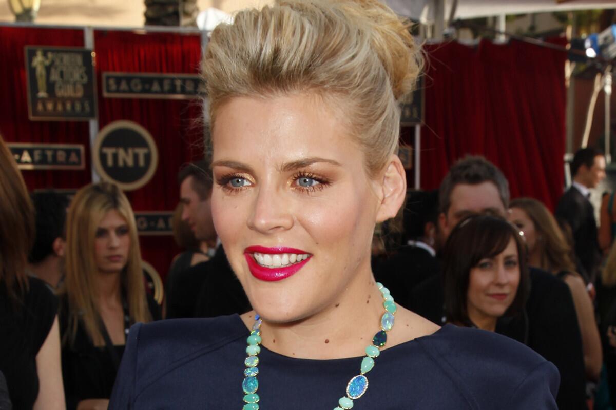 Busy Philipps, shown at the 19th Annual Screen Actors Guild Awards in January, welcomed a second baby girl on Tuesday.