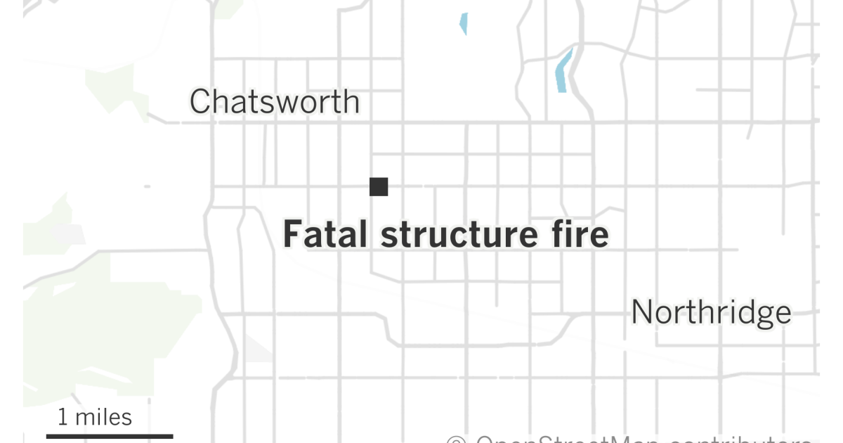 Elderly Woman Found Dead In Chatsworth Mobile Home Fire Los Angeles Times