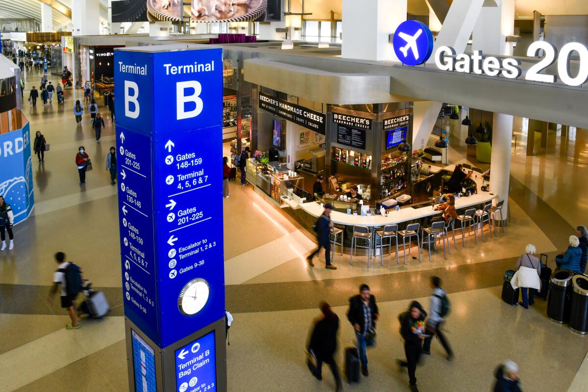 Bradley International Terminal, LAX.