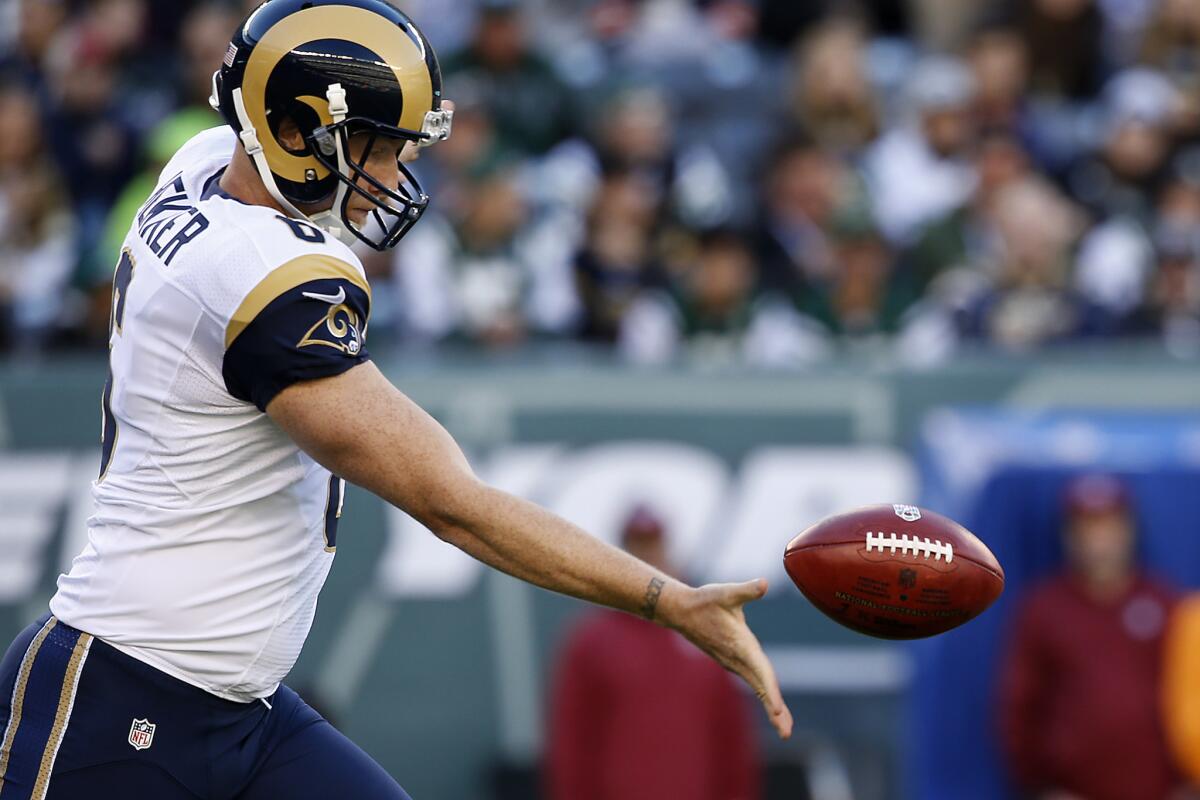 However the term "punter" originated, the Rams have a good one in Johnny Hekker.