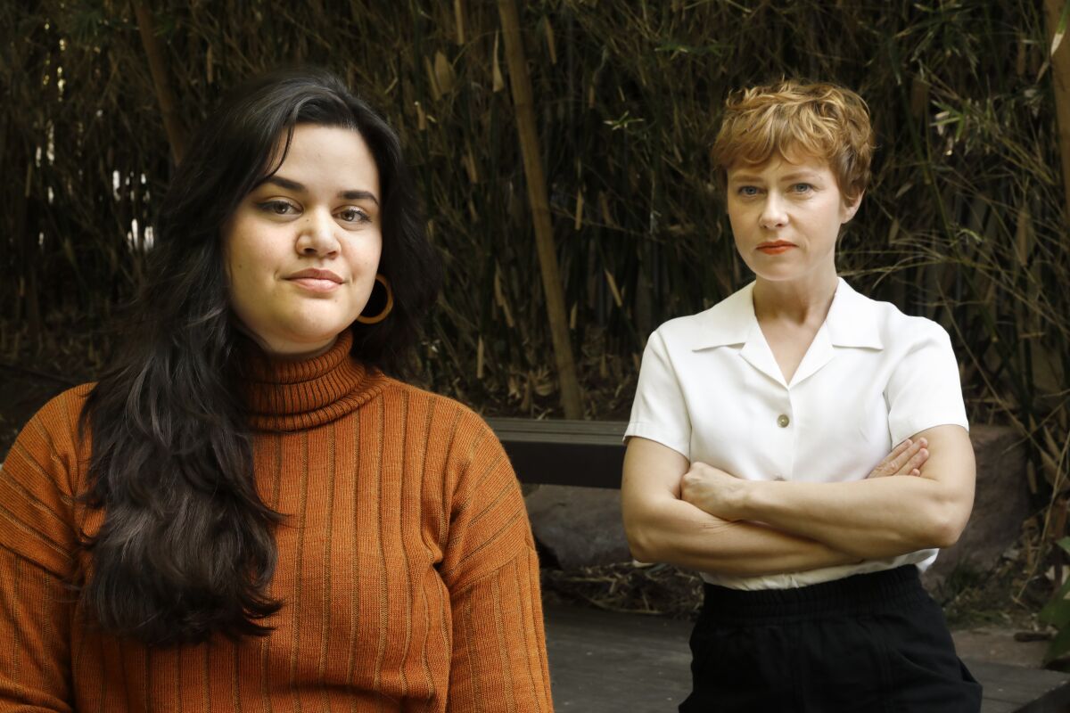 Chazandra Kern and Elizabeth Timme of LA Más.
