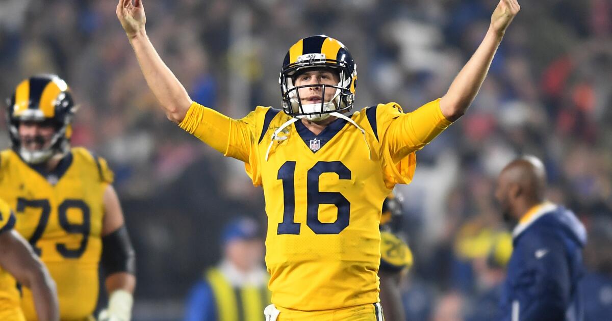 Thursday night marks first of five throwback games for Rams in 2018