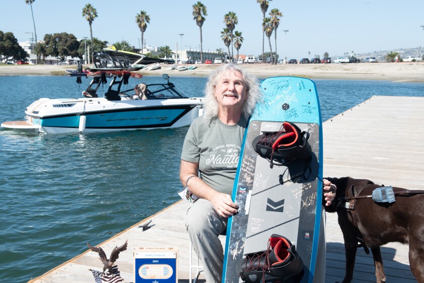     Scott Leason ließ sich von seiner Blindheit nicht davon abhalten, ein Champion im Wakeboarden zu werden.