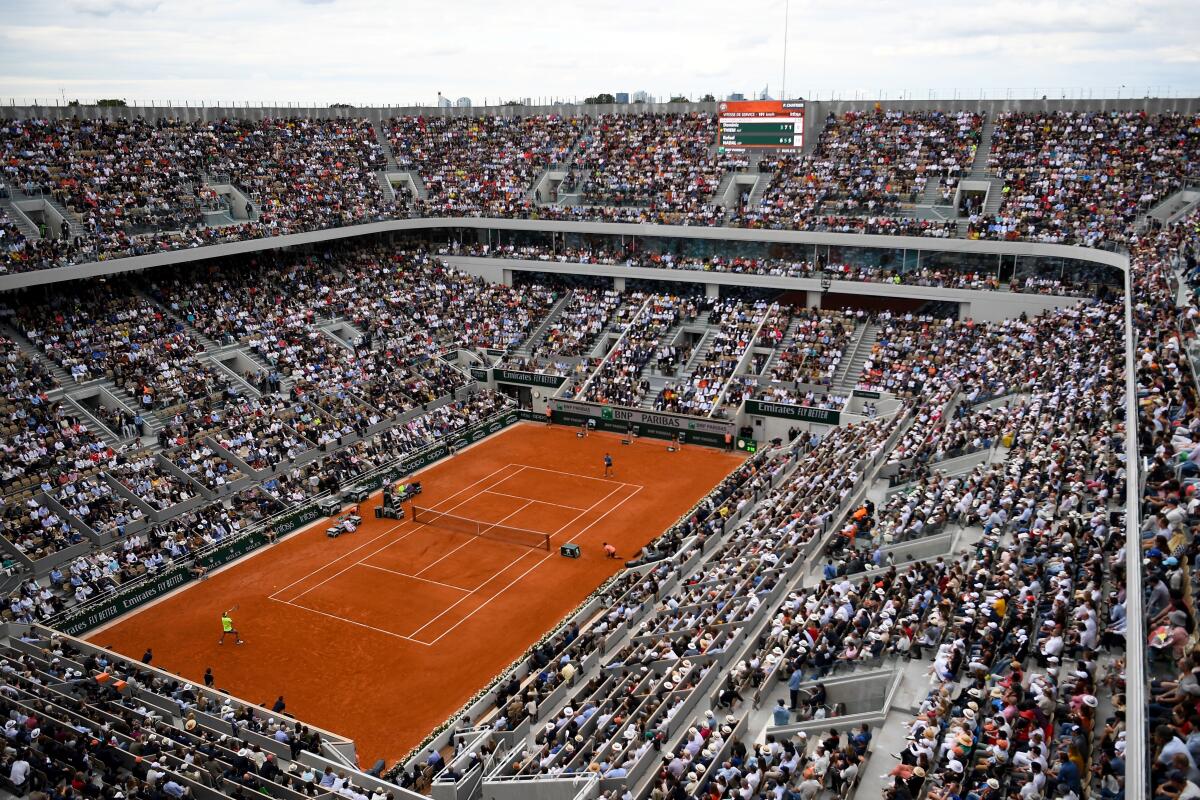 The French Open at Roland Garros has been suspended from May until September because of the coronavirus outbreak.