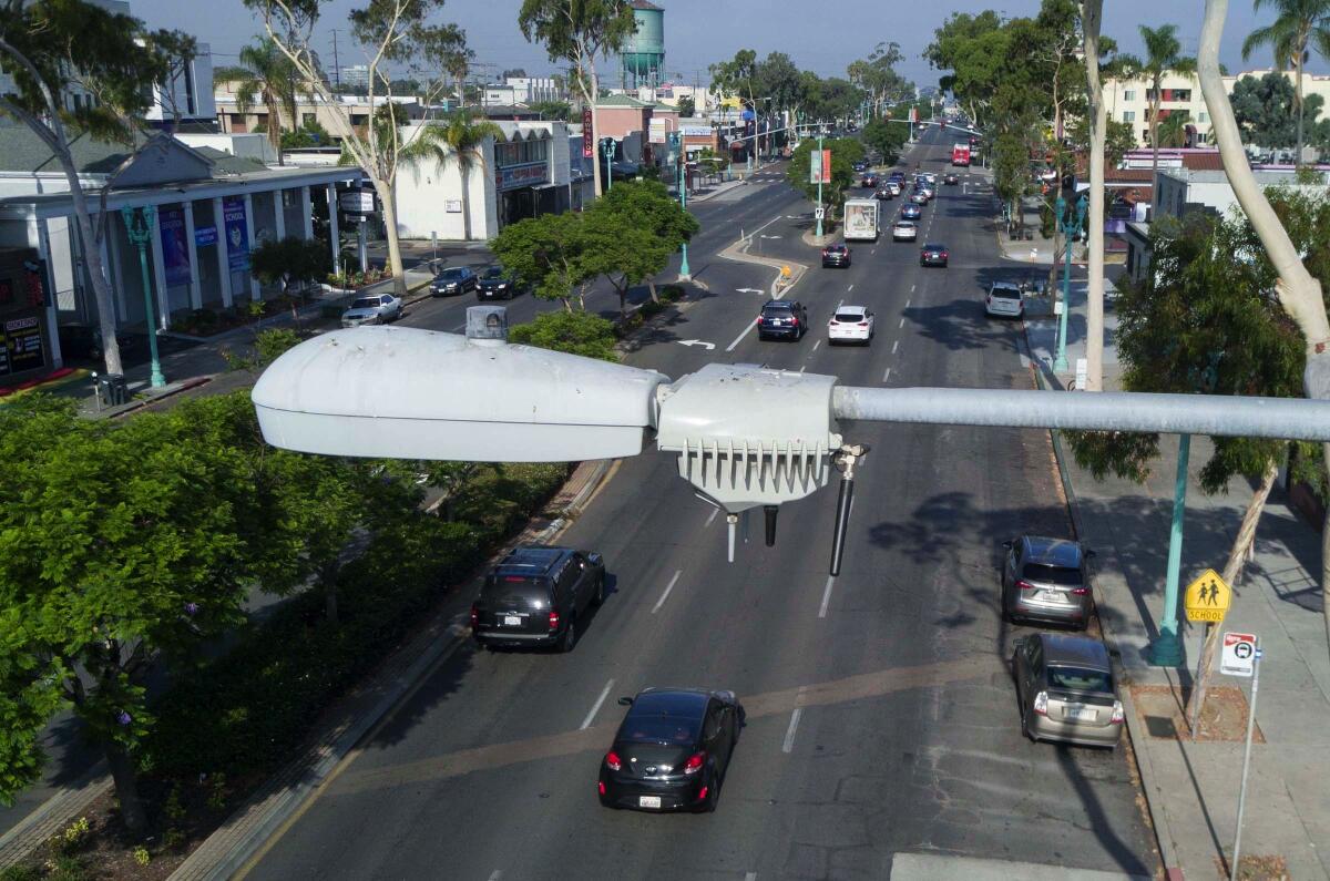 A “Smart Streetlight" in San Diego