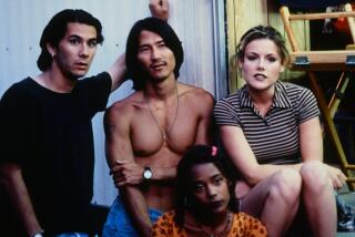 From left, James Duval, Gregg Araki, Rachel True and Kathleen Robertson in 'Nowhere.'
