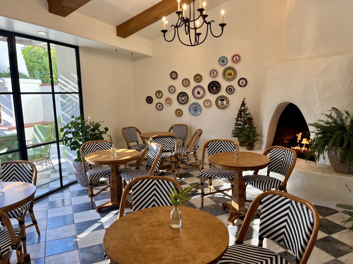 The new cafe in The Inn at Rancho Santa Fe.