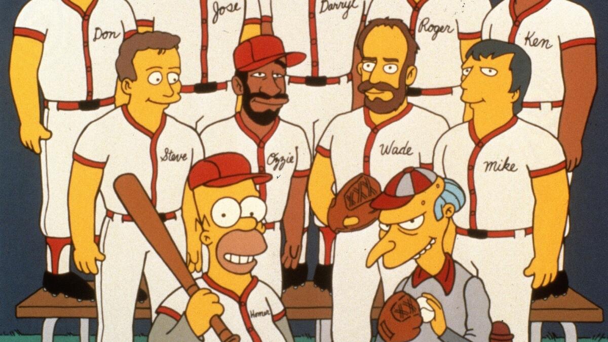 D'oh! Homer Simpson is headed to Baseball's Hall of Fame - Los