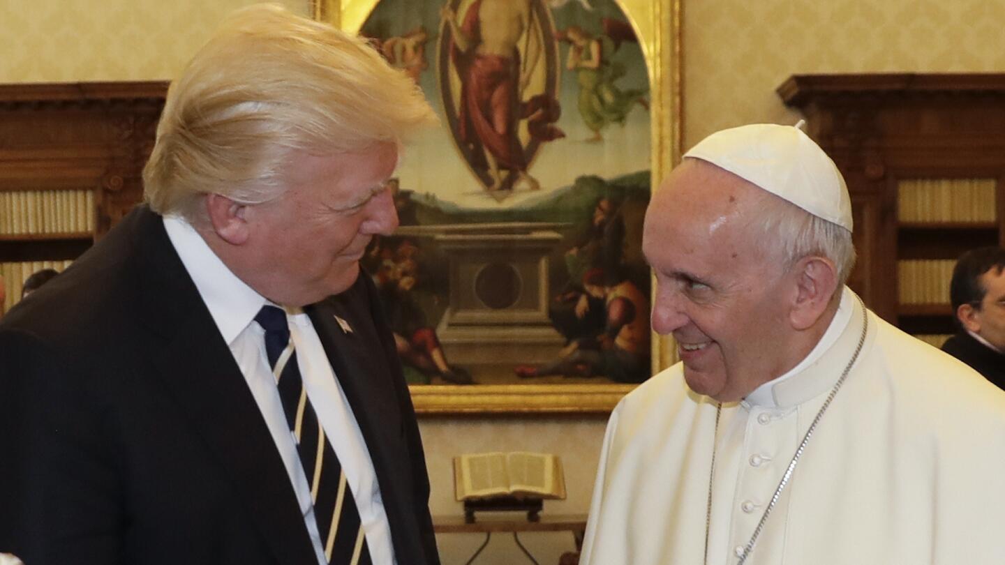 Trump, Pope visit