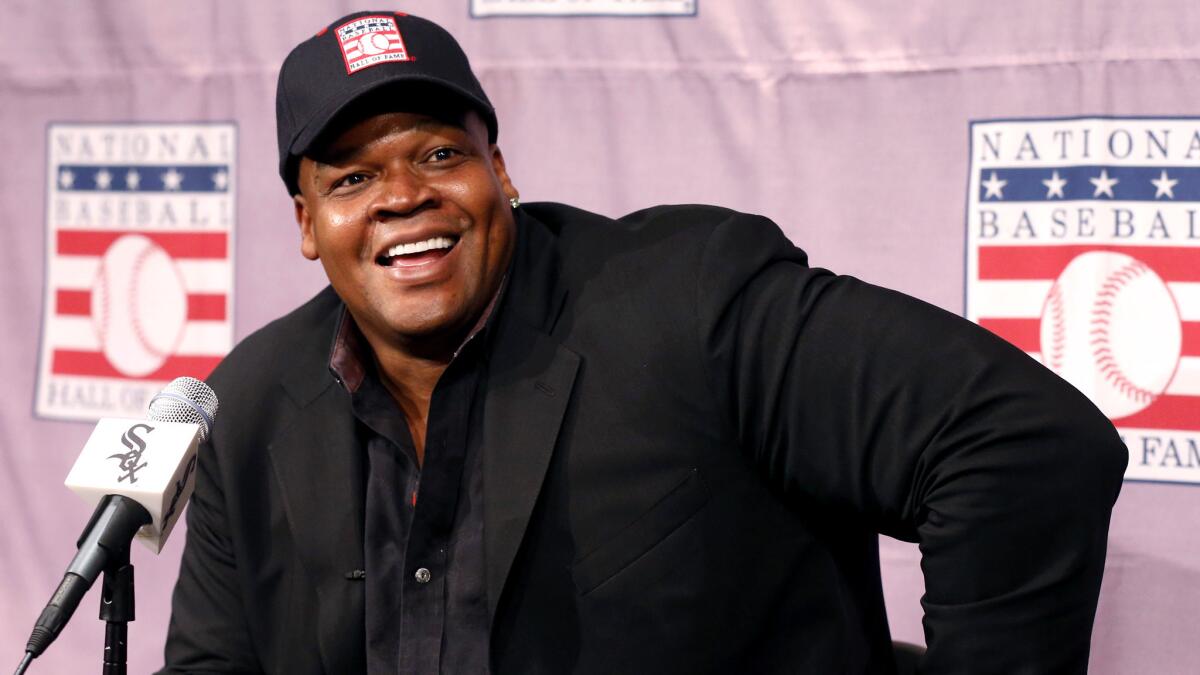 Former White Sox slugger and Hall of Famer Frank Thomas says Gabe Kapler 'could make it' as a manager but is better suited for the 'numbers game' of the front office.