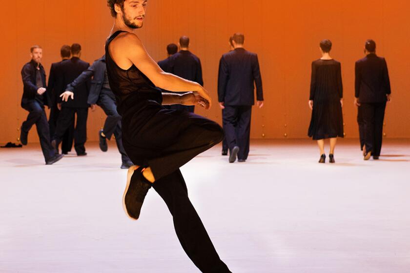 The DVD cover of "The Six Branden Burg Concertos: Rosas" With choreography by Anne Teresa De Keersmaeker and music by Johann Sebastian Bach.