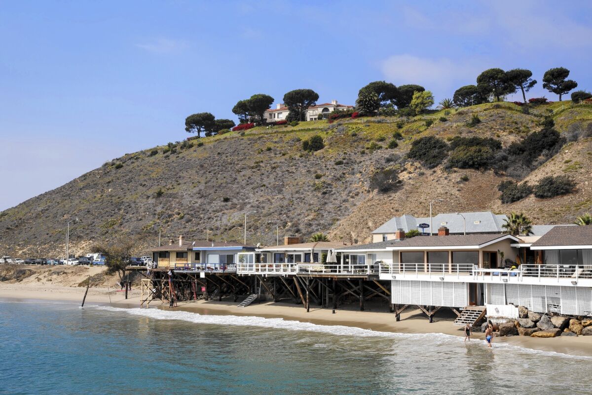 The hilltop mansion in Malibu owned by Equatorial Guinea Second Vice President Teodoro Mguema Obiang overlooks the Malibu Pier.