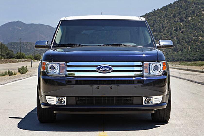 In absolute terms, the Ford Flex is squarely brilliant. Here is a six- or seven-passenger spawn hauler with none of the minivan stigma that so evidently traumatizes suburbanites and their delicate eros. -- Dan Neil