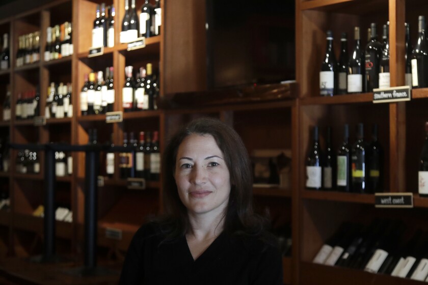 Sarah Trubnick, owner of the Barrel Room in San Francisco