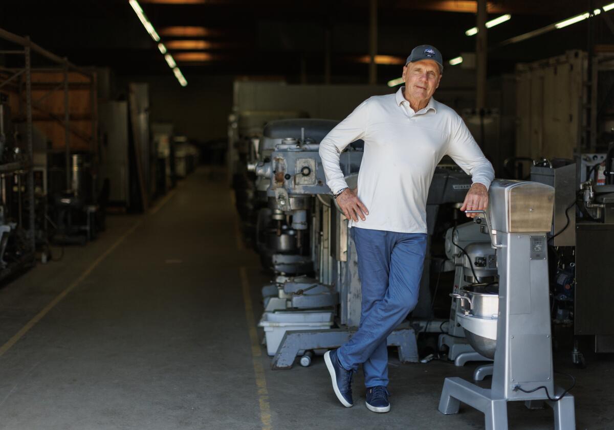 Fred Bush at his namesake company's warehouse in Corona.