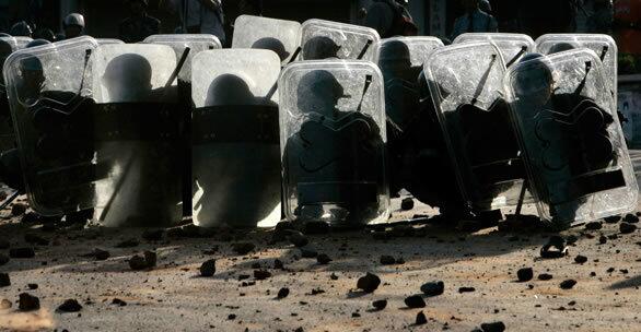 Nepal demonstrators