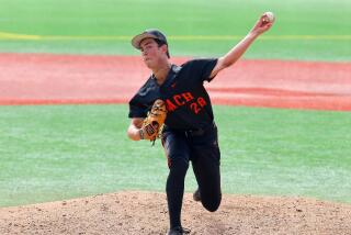 Jared Grindlinger of Huntington Beach is among a large group of top pitcherrs ready to go for the Division 1 playoffs.