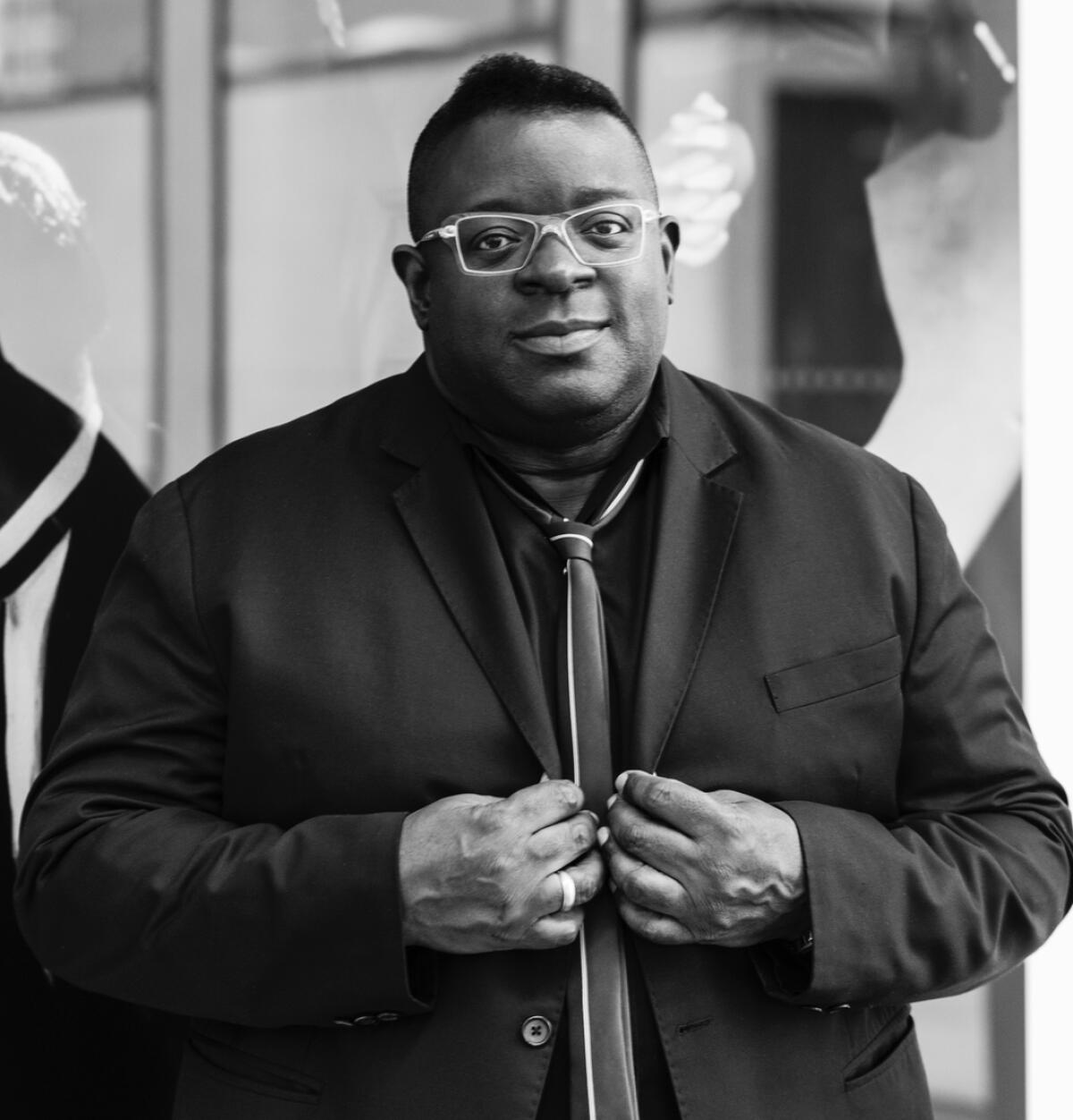 Isaac Julien said the new mural features a still from his 2013 film ‘Playtime,’ which looks at the role of capital and how it plays out in various characters’ lives.