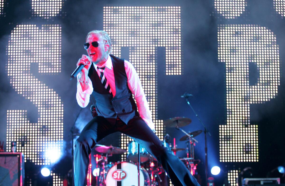 Scott Weiland, performing here in Ohio in 2008, has reportedly filed a countersuit against his former Stone Temple Pilot bandmates, who recently sued him over who has the right to use the group's name.