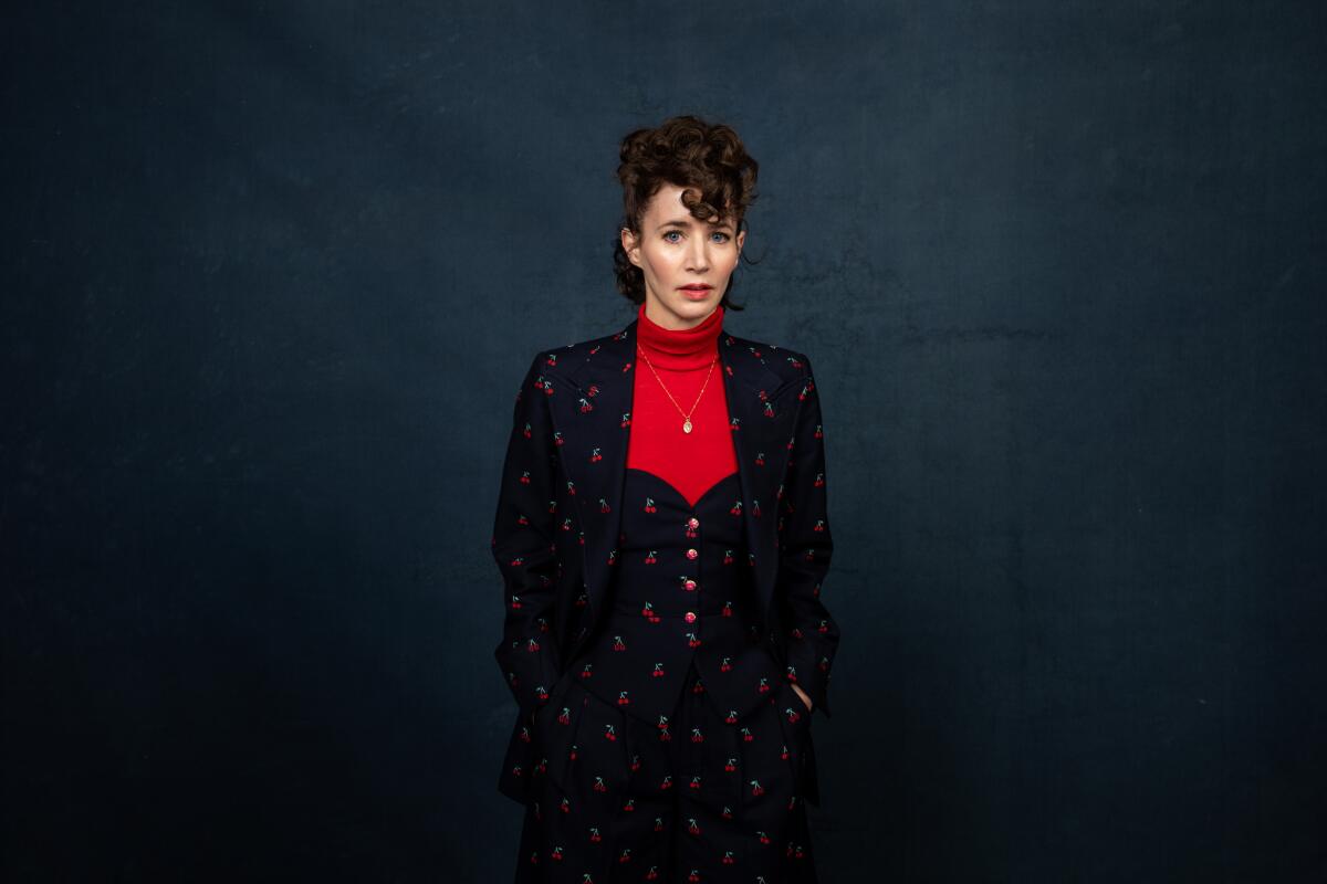 Writer/director Miranda July of “Kajillionaire,” photographed in the L.A. Times Studio at Sundance Film Festival in January. 