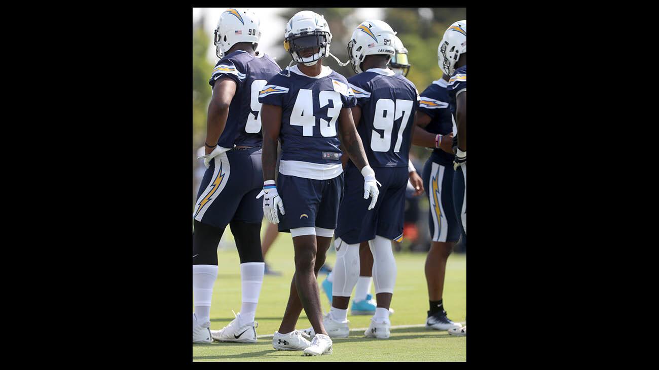 Photo Gallery: Local standout Davis makes good with the L.A. Chargers football team