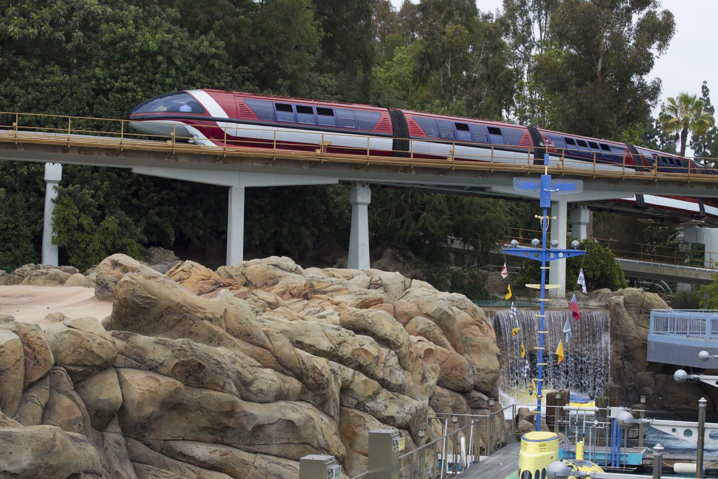 Monorail at Disneyland