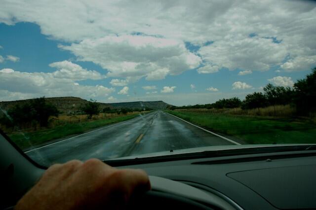A stretch of highway between Grants, N.M., and Albuquerque. Photo taken 2008.