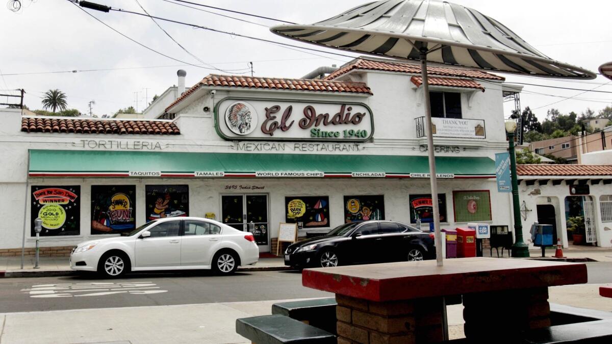 El Indio Mexican Restaurant - Middletown, San Diego, CA