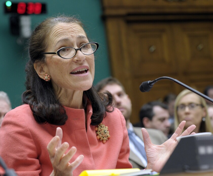 Food and Drug Administration Commissioner Margaret Hamburg, shown in a previous Capitol Hill appearance, faced harsh questioning from lawmakers on Tuesday.