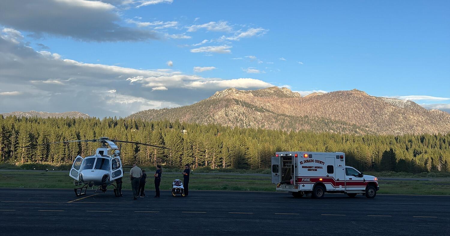 Toddler and father stranded in snow during bike ride in Lake Tahoe high country