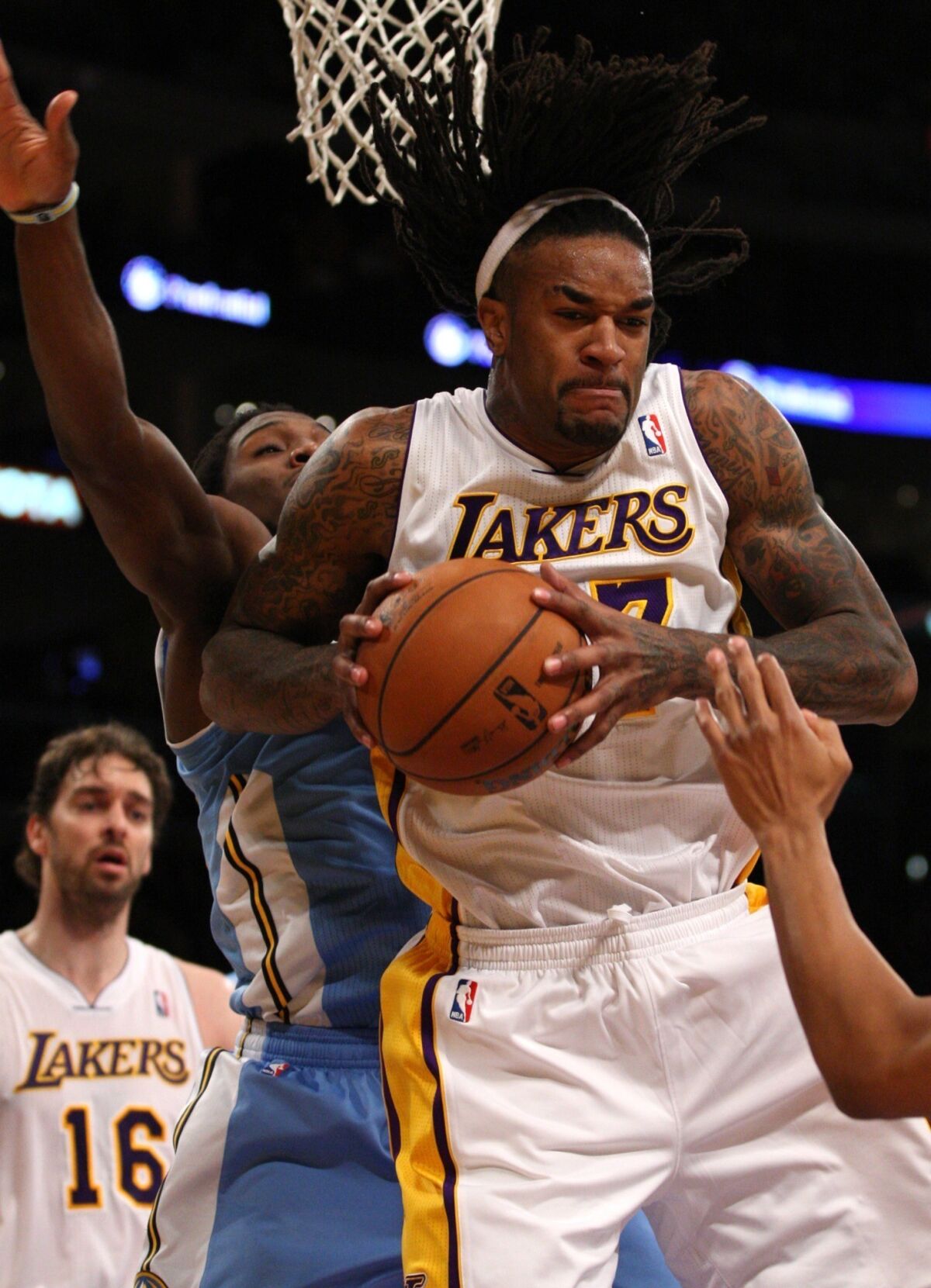 Jordan Hill has suffered a season-ending injury to his hip and will not return for the Lakers.