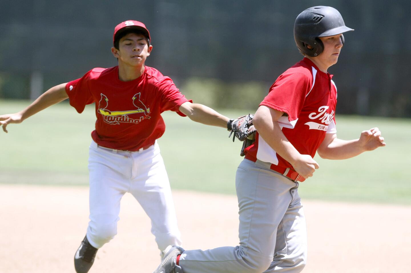 Photo Gallery: La Crescenta Trotta vs. La Canada Cardinals in Babe Ruth baseball