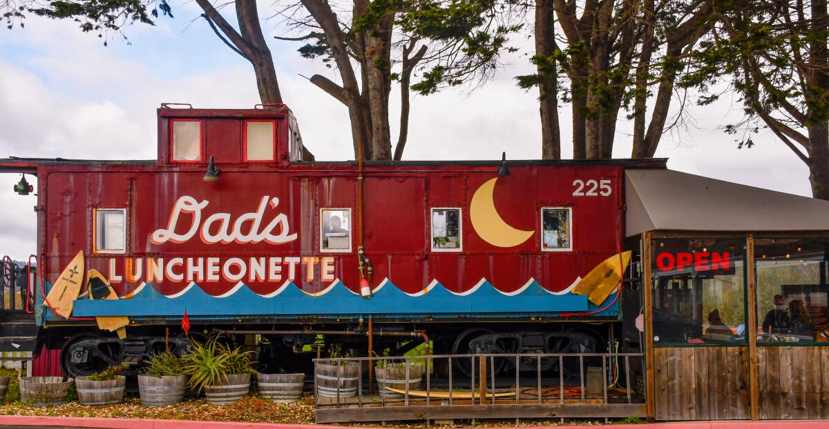 Dad's Luncheonette in Half Moon Bay.