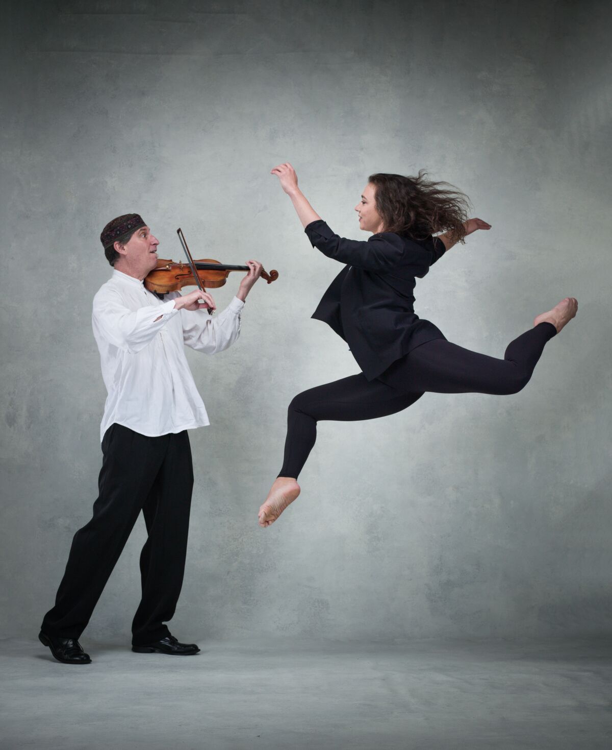 Yale Strom and Emily Miller in Miller’s The Sisyphus and The Cucala for LITVAKdance.