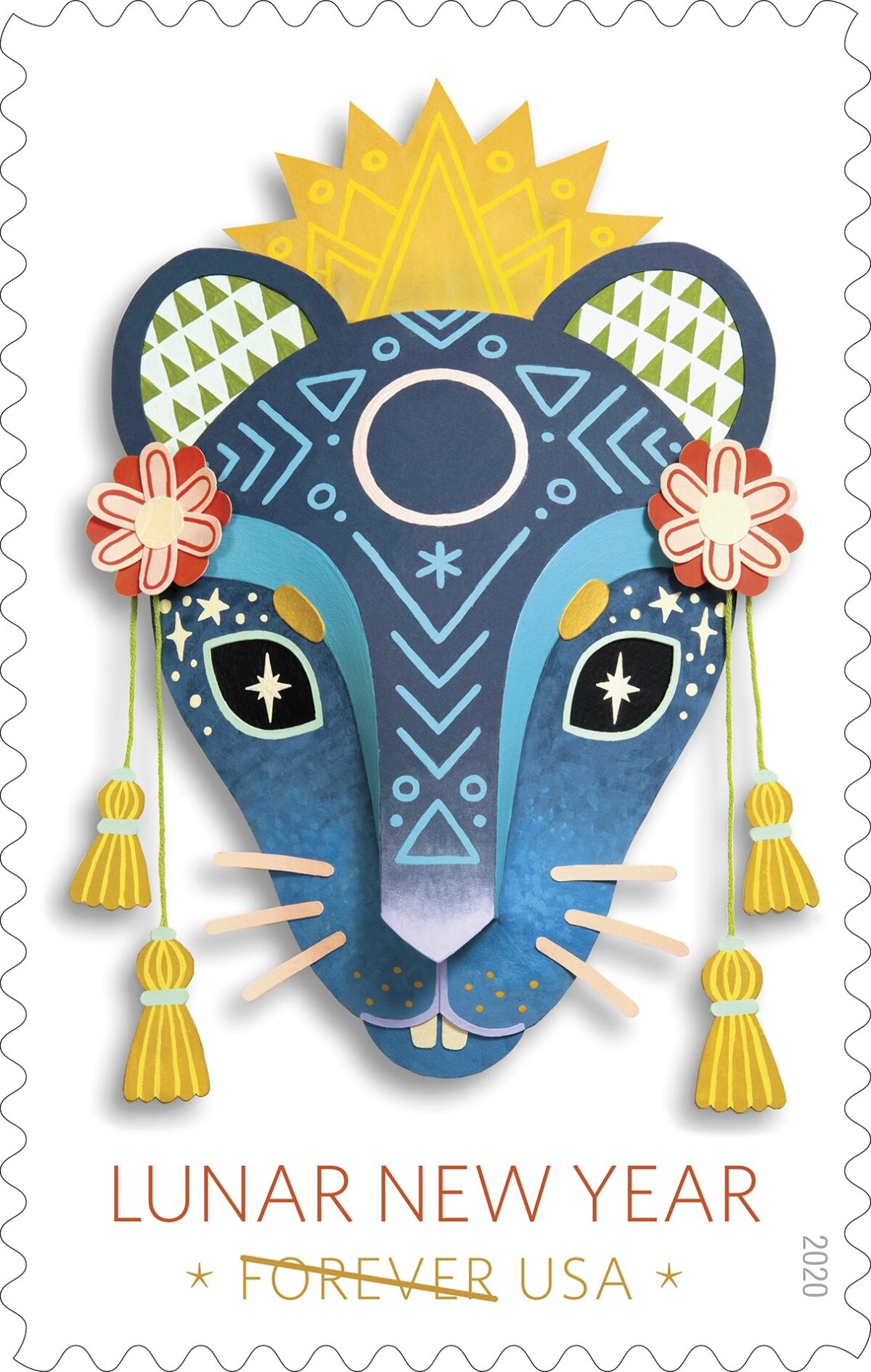 USPS Year of the Rat stamp