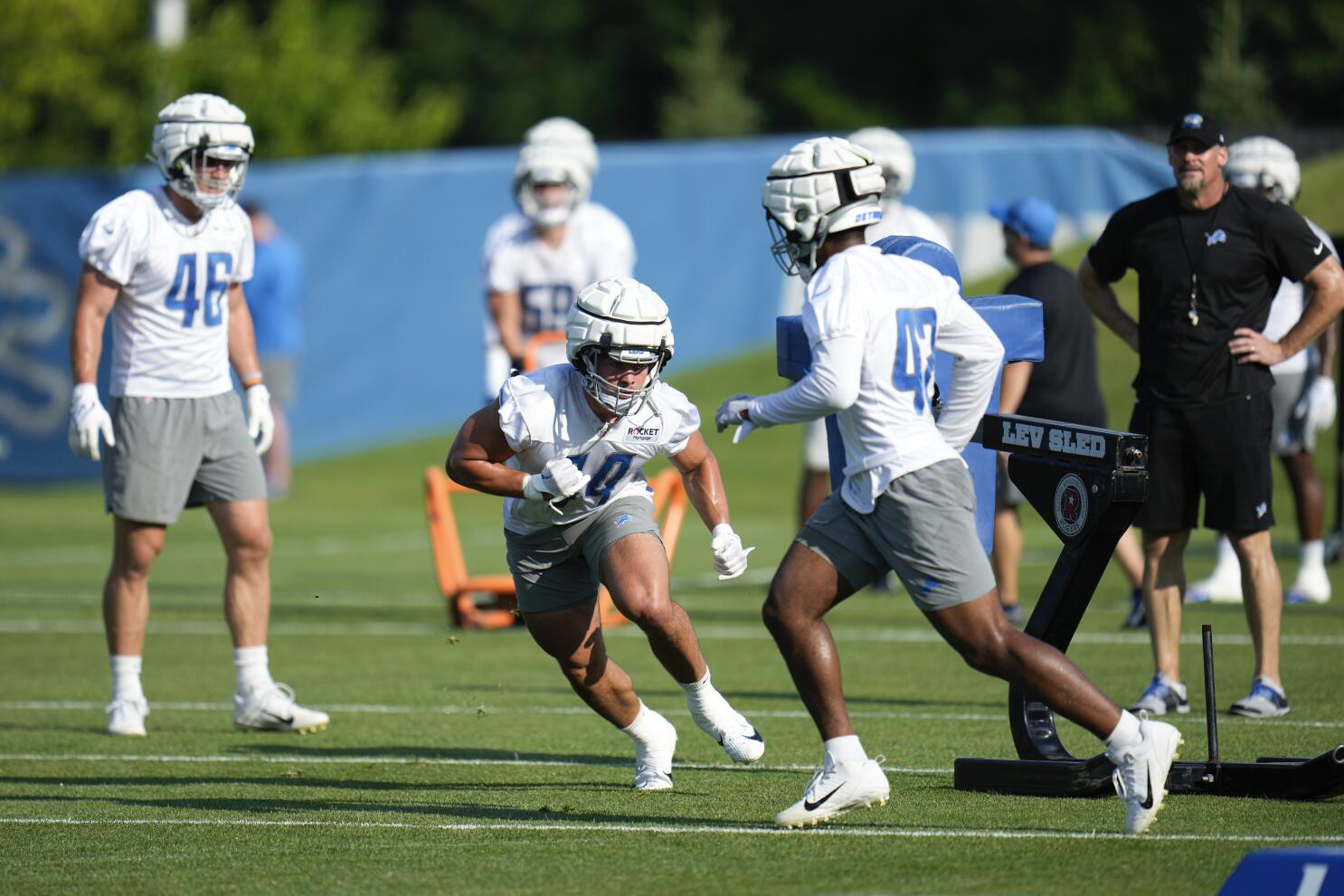 detroit lions football camp